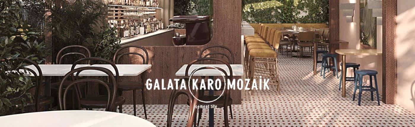 Desenli Karo Mozaik - Galata Karo Mozaik 