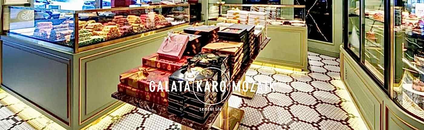 Desenli Karo Mozaik - Galata Karo Mozaik 
