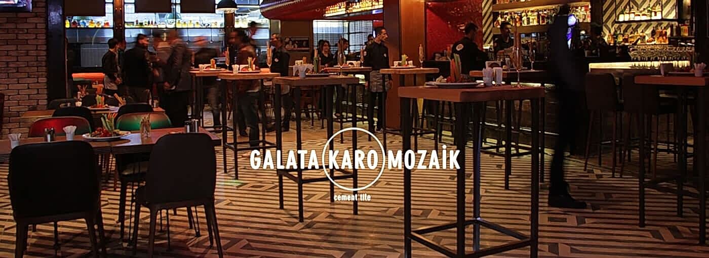 Desenli Karo Mozaik - Galata Karo Mozaik 