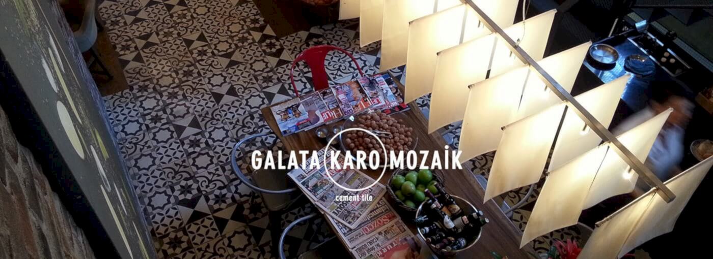 Desenli Karo Mozaik - Galata Karo Mozaik 