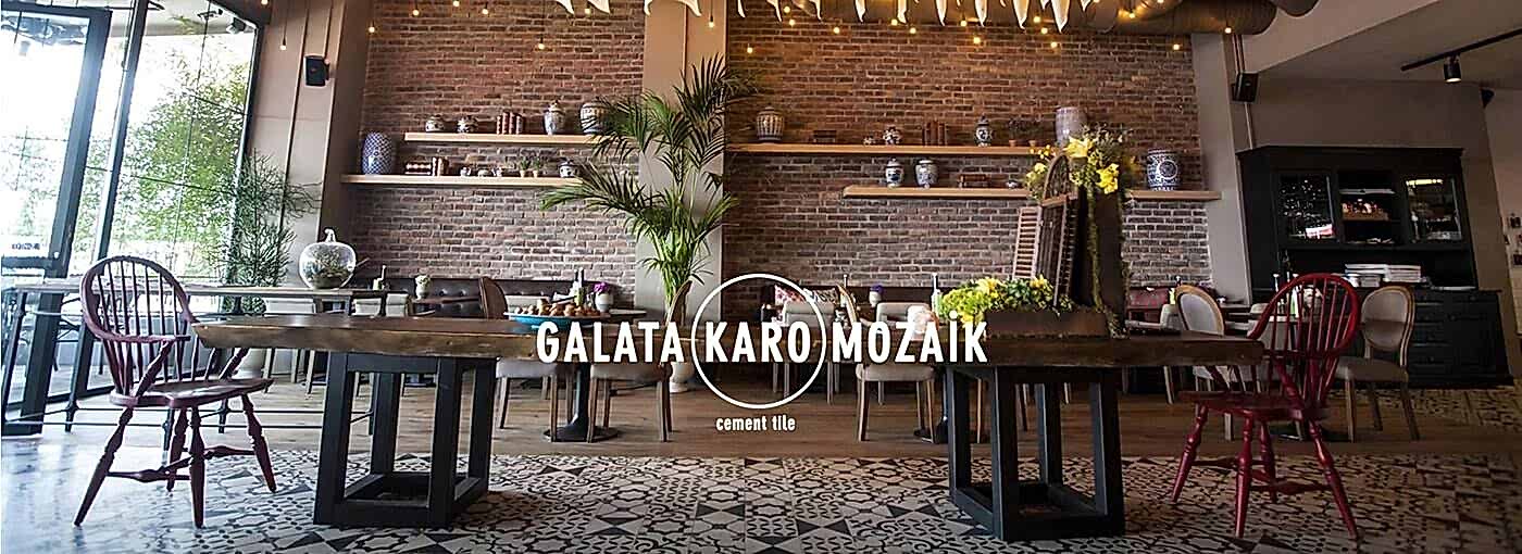 Desenli Karo Mozaik - Galata Karo Mozaik 