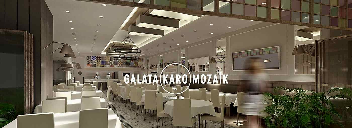 Desenli Karo Mozaik - Galata Karo Mozaik 